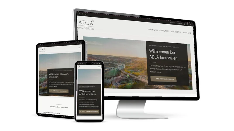 Website besuchen: ADLA Immobilien